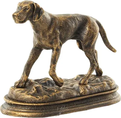 Produktbild von Skulptur Figur Gusseisen Hunde