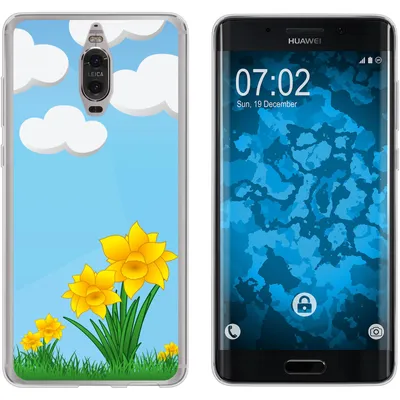 Produktbild von PhoneNatic Case kompatibel mit Huawei Mate 9 Pro Silikon-Hülle Ostern M4