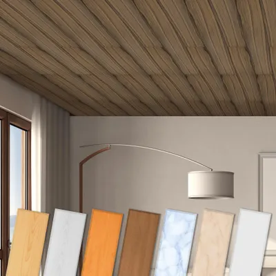 Produktbild von Deckenpaneele aus XPS Styropor - Deckenverkleidung leicht und stabil - viele Muster & Farben