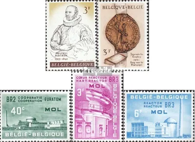 Produktbild von Briefmarken Belgien 1961 Mi 1234,1235,1255-1257 (kompl.Ausg.) postfrisch Sondermarken