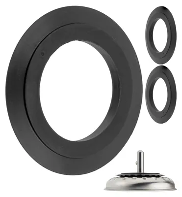 Siebkorb-Dichtungen, 3 St., Gummi, Ø 54,5/32,8 mm, 4,8 mm