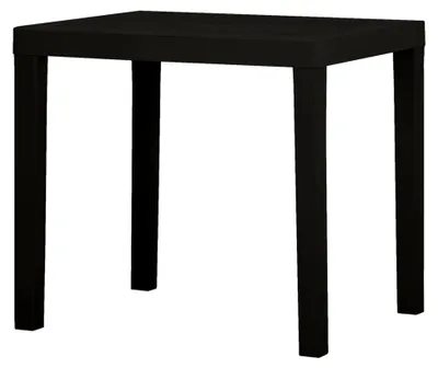 Produktbild von Gartentisch, Bartisch, Balkontisch, Balkonmöbel Kleiner Balkon, Balkon Tisch, Beistelltisch, Anthrazit 79x65x72 cm Kunststoff