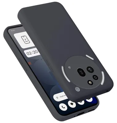 Produktbild von Cadorabo Hülle für Nothing Phone 3a Pro Hülle Silikon Handyhülle Case aus flüssigem Silikon, Kratzfeste und stoßfeste Schutzhülle für Nothing Phone 3a Pro