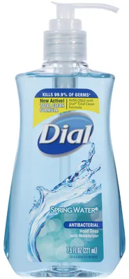 Productafbeelding van Dial, antibacterieel, bronwater, vloeibare zeep, voor handen, 221 ml
