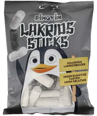 Produktbild von Toms Pingvin Lakridssticks 180g