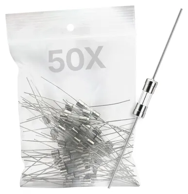 Produktbild von VLTG Glassicherung 3,6 x 10 mm 2,5 A flink (F) 125/250 V AC 50 Stück