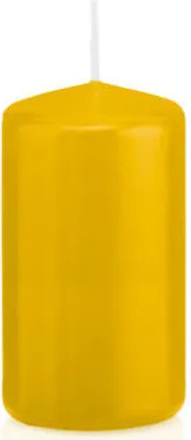 Produktbild von Wiedemann Stumpenkerzen Dotter Gelb 120 x Ø 58 mm, 16 Stück