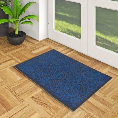 Produktbild von Fußmatte Sauberlauf Superclean Blau, Größe:40x60 cm