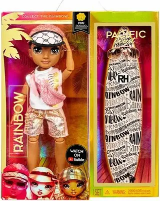 Produktbild von MGA Entertainment 581888EUC Regenbogen High Pacific Coast Fashion Doll- Finn Rosado (lachs/rosa)