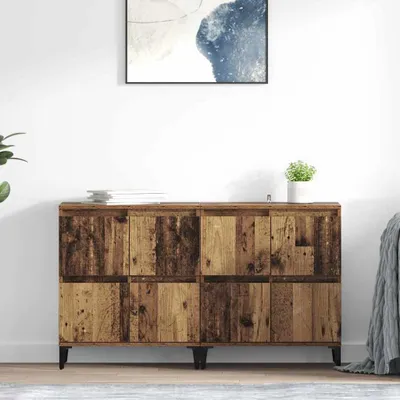 Zdjęcie produktu dla VidaXL Komody boczne, 2 sztuki, drewno z odzysku, 60 x 35 x 70 cm, płyta wiórowa