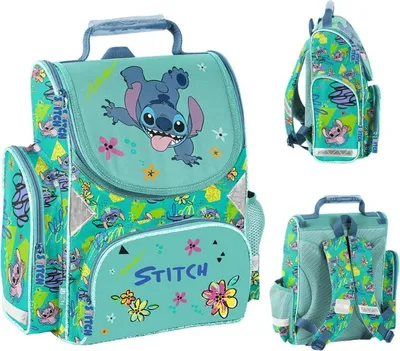 Produktbild von Paso | Schulranzen Stitch - Einhorn - Ergonomisch - Leicht und Sicher - Ideal für Kinder