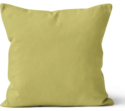 Imagen del producto de Funda de cojín de microfibra, 40x40 cm, color verde oliva
