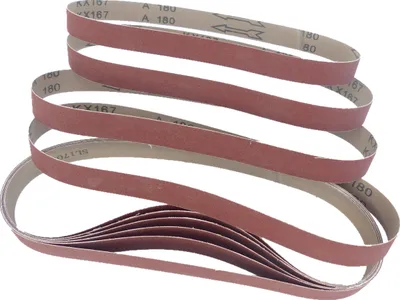 Produktbild von 20 x Schleifbänder 25 x 762mm Körnung P40 Schleifband Gewebebänder Bandschleifer Schleifpapier Gewebeband BOHRFUX