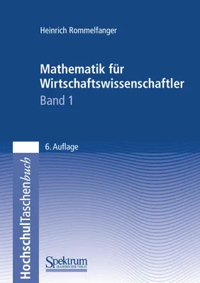 Produktbild von Mathematik für Wirtschaftswissenschaftler I