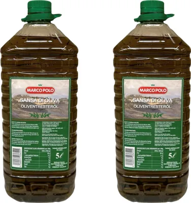 Obrázek produktu pro Olivový olej z pokrutin 2x 5 litrů - MARCO POLO Olio di Sansa di Oliva ze Španělska
