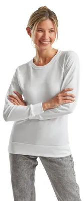 Produktbild von Fruit of the Loom - Sweatshirt Leicht für Damen Raglanärmel LT1389 (XS) (Weiß)