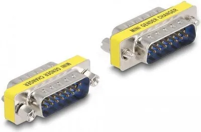 Image de DELOCK VGA Adapter D-Sub15 -> D-Sub15 St/St 2-reihig