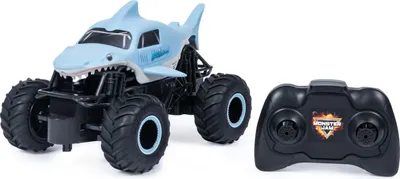 Produktbild von Monster Jam Megalodon RC Truck, Maßstab 1:24, ferngesteuert, Monstertruck, 1:24, 4 Jahr(e)