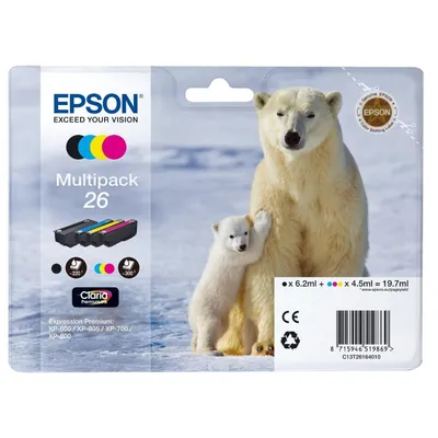 Produktbild von Epson Claria Premium Multipack T 261 BK/C/M/Y            T 2616