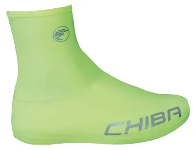 Zdjęcie produktu dla Chiba – pokrowiec na buty rowerowe, rozmiar L, neonowy żółty, oddychający, z zamkiem.
