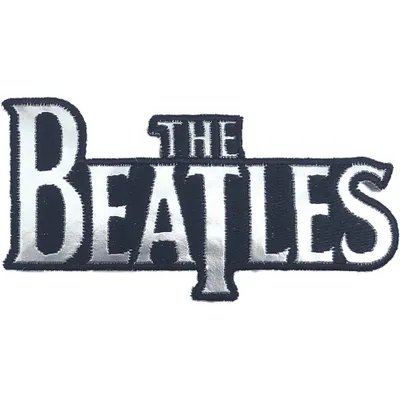 Produktbild von The Beatles Silver Drop T Logo Die-Cut Aufbügler