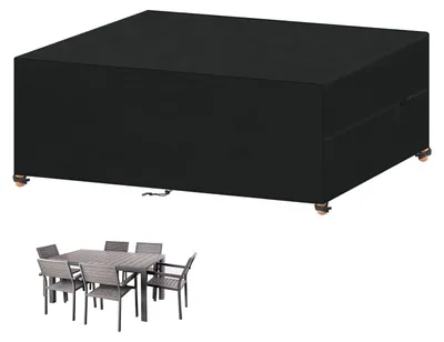 Image de Housse de protection imperméable pour meubles de jardin, avec protection UV - 210 x 100 x 75 cm