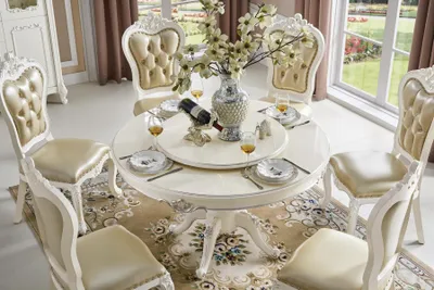 Produktbild von Lehnstuhl Design Sessel Echtholz Leder Polster Esszimmer Leder Gastro Stuhl
