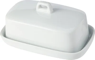 Obrázek produktu pro Porcelánová miska na máslo - 16x10x54 cm - bílá