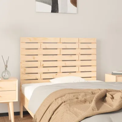 Image de vidaXL Tête de lit murale 96x3x63 cm pin massif - Tête de lit murale - Tête de lit - Tête de lit