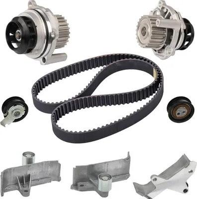 Produktbild von RIDEX 3096W0602 Zahnriemensatz + Wasserpumpe für AUDI A4 Avant (8ED, B7) A4 Avant (8E5, B6) A6 Avant (4B5, C5) A4 Limousine (8E2, B6) für VW