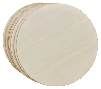 Produktbild von Unbehandelte Holzscheiben - 15 Stück für DIY und Dekoration