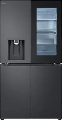 Produktbild von LG GMG960EVEE, Freistehend, French door, Schwarz, Tasten, Berührung, LED, Innen