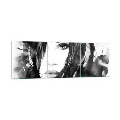 Produktbild von Bilder auf glas - Schmuck Dame Kleid Eleganz - 90x30cm - Glasbilder - Wandbilder - Kunstdruck - zum Aufhängen bereit - Wanddekoration aus Glas - Glas Bilder - Wandbild auf Glas - GCA90x30-3097