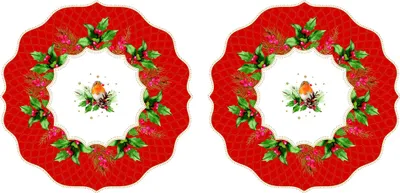 Immagine prodotto di Tovaglietta di plastica con bacche di Natale