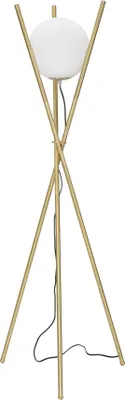 Produktbild von Stehlampe Terra 55 x 155 x 55 cm Metall Glas Gold Weiß