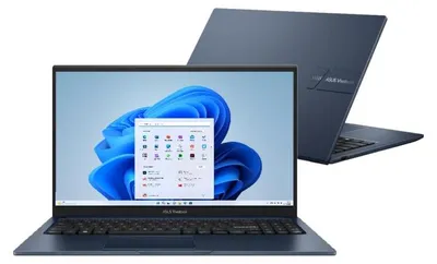 Immagine prodotto di Notebook ASUS Vivobook 15 X1504VA-BQ4285W FHD / Intel® Core™ 5 120U, 24 GB di RAM, SSD da 512 GB, scheda grafica integrata, Windows 11 Home, blu navy (blu tranquillo)