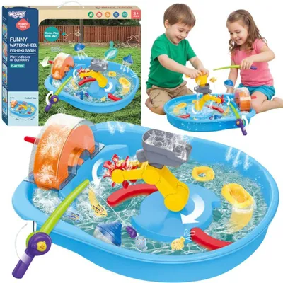 Produktbild von Woopie Water Track 2in1 Angelspiel 14tlg.