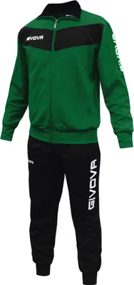 Produktbild von Givova - "Tuta Visa" Trainingsanzug für Herren MR78061 (XL) (Grün/Schwarz)
