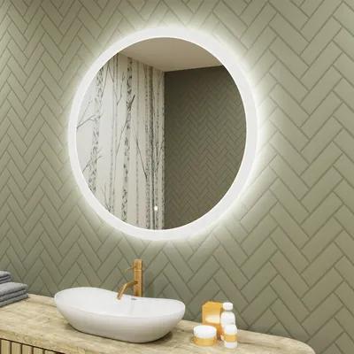 Obrázok produktu pre Artforma Zrkadlo do kupelne s osvetlenim LED 80cm, Dotykový spínač