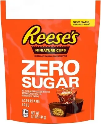 Produktbild von Reese's Miniature Peanut Butter Cups Zero Sugar (8 x 145g)