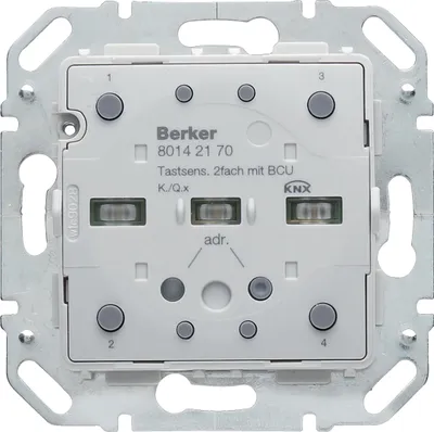 Image de Berker KNX Q.x/K.x Module de touche 2 voies Up, 1 pièce.