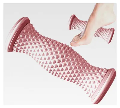 Produktbild von Fußmassageroller, Ergonomisch Gestalteter Massageroller zur Linderung von Plantarfasziitis und Fußschmerzen (Rosa)