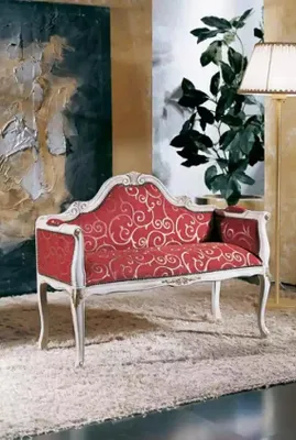 Obrázek produktu pro Designový italský nábytek 2místná pohovka gauč čalounění lounge gauče