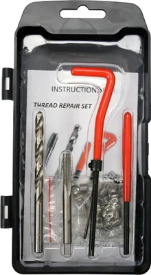 Immagine prodotto di Set per la riparazione di filettature M6 x 1,0 mm, 30 pezzi