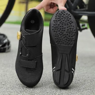 Productafbeelding van Fietsschoenen Heren Dames - Platte Zool - Zwart