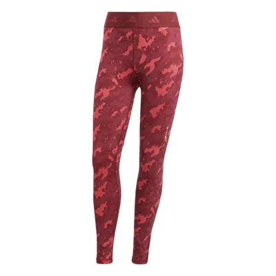 Zdjęcie produktu dla Spodnie legginsy Adidas TF Camo, damskie, czerwone, rozmiar L