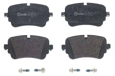 Produktbild von Bremsbelagsatz Scheibenbremse 17 mm BREMBO passend für u.a. AUDI A6