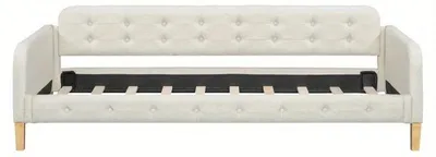 Zdjęcie produktu dla Łóżko piętrowe i sofa – rozkładana sofa z solidną metalową ramą – wymiary materaca: 90x200 cm