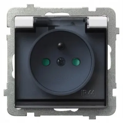 Produktbild von Ospel GPH-1RZP/m/00/d, Weiß, IP44, 16 A, 71 mm, 42 mm, 71 mm