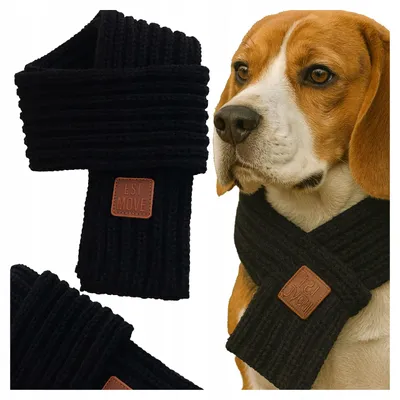 Produktbild von Fazoo Warmer Hundeschal Winter Bandana Weiches Halstuch L